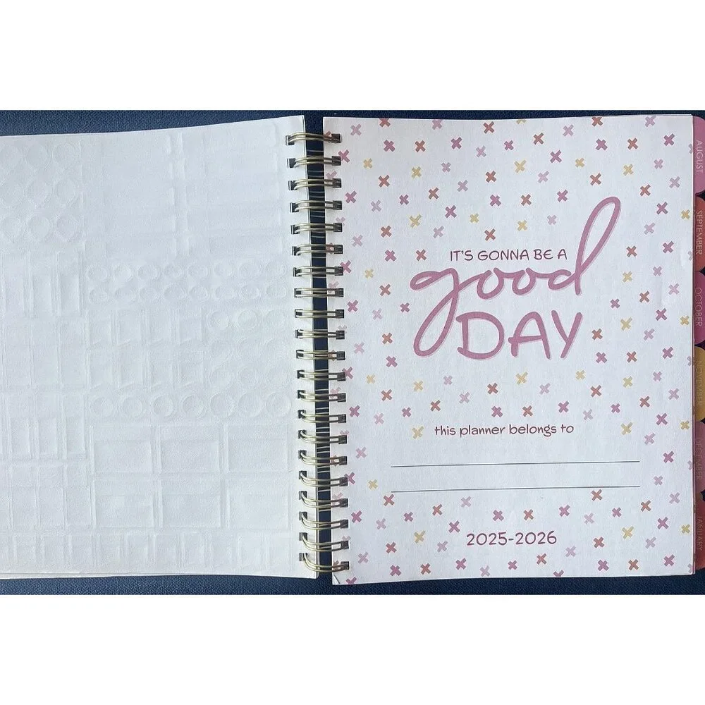 2026 Planner APPLE Daily Weekly Monthly Planning Note Page Gift Garden Christmas